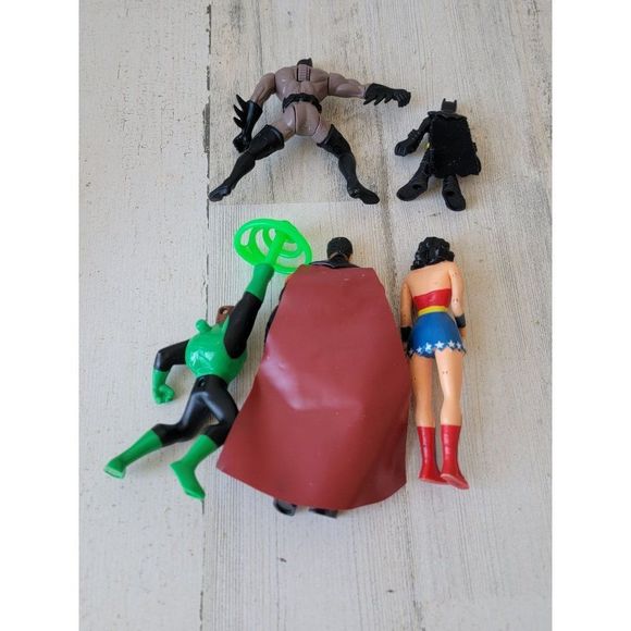 DC Comics Wonder Woman Superman Green Lantern Batman playset toy figure - Picture 8 of 11
